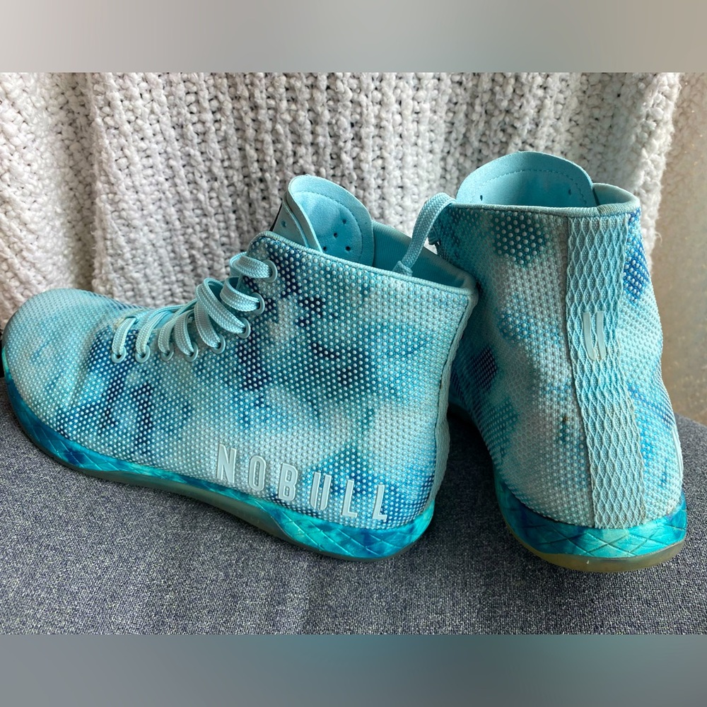Men’s tie dye NOBULL size 9.5 high top training shoe